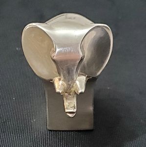Dansk Designs Silver Plated Elephant Paper Weight